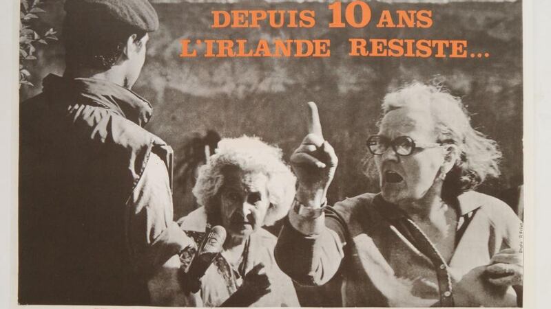 An Irlande Libre (French support group) poster from 1979 that is part of  the Moloney collection. Photograph: PA