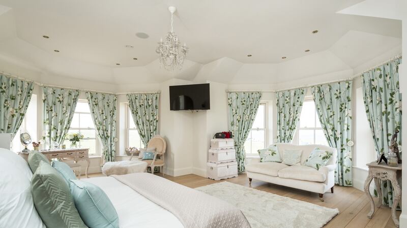 The property has five bedrooms all of which are en suite