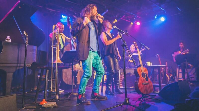 Liam O Maonlai and Cassandra Wilson at the Irish Arts Center