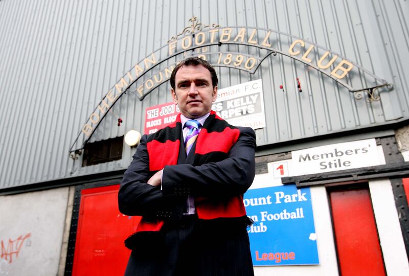 Pat Fenlon: 'Our academy is a completely different model to Shamrock Rovers.' Photograph: Donall Farmer/Inpho