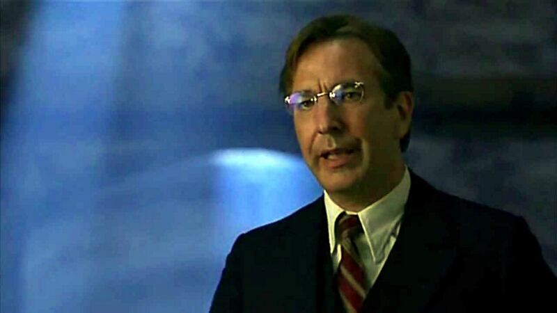 Alan Rickman as Eamon de Valera in Michael Collins (1996): “It was quite clear to me that de Valera was not involved [in the death of Collins].”