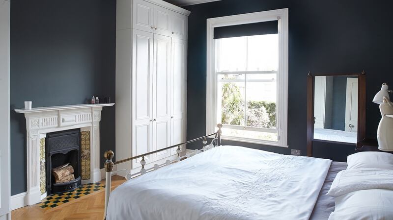 One of the four bedrooms.