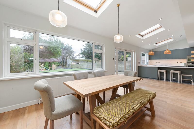 Dining area and kitchen