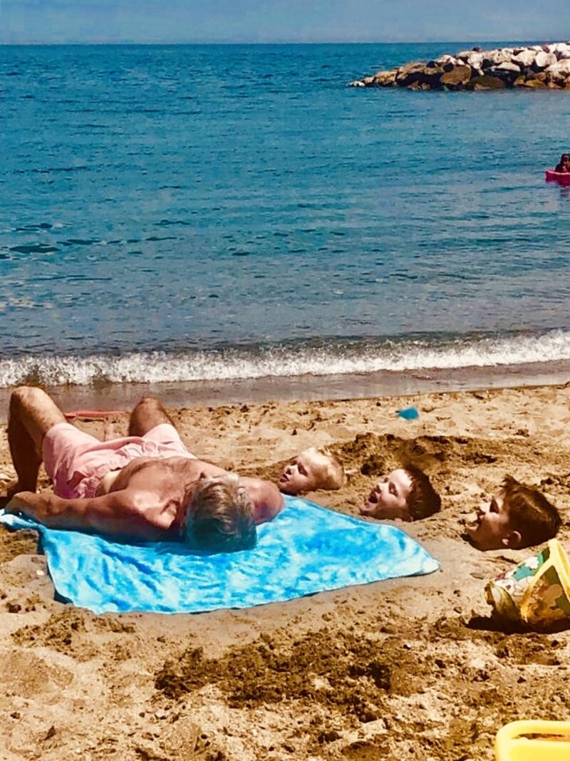 Daddy daycare! Photograph: Mary Dillon