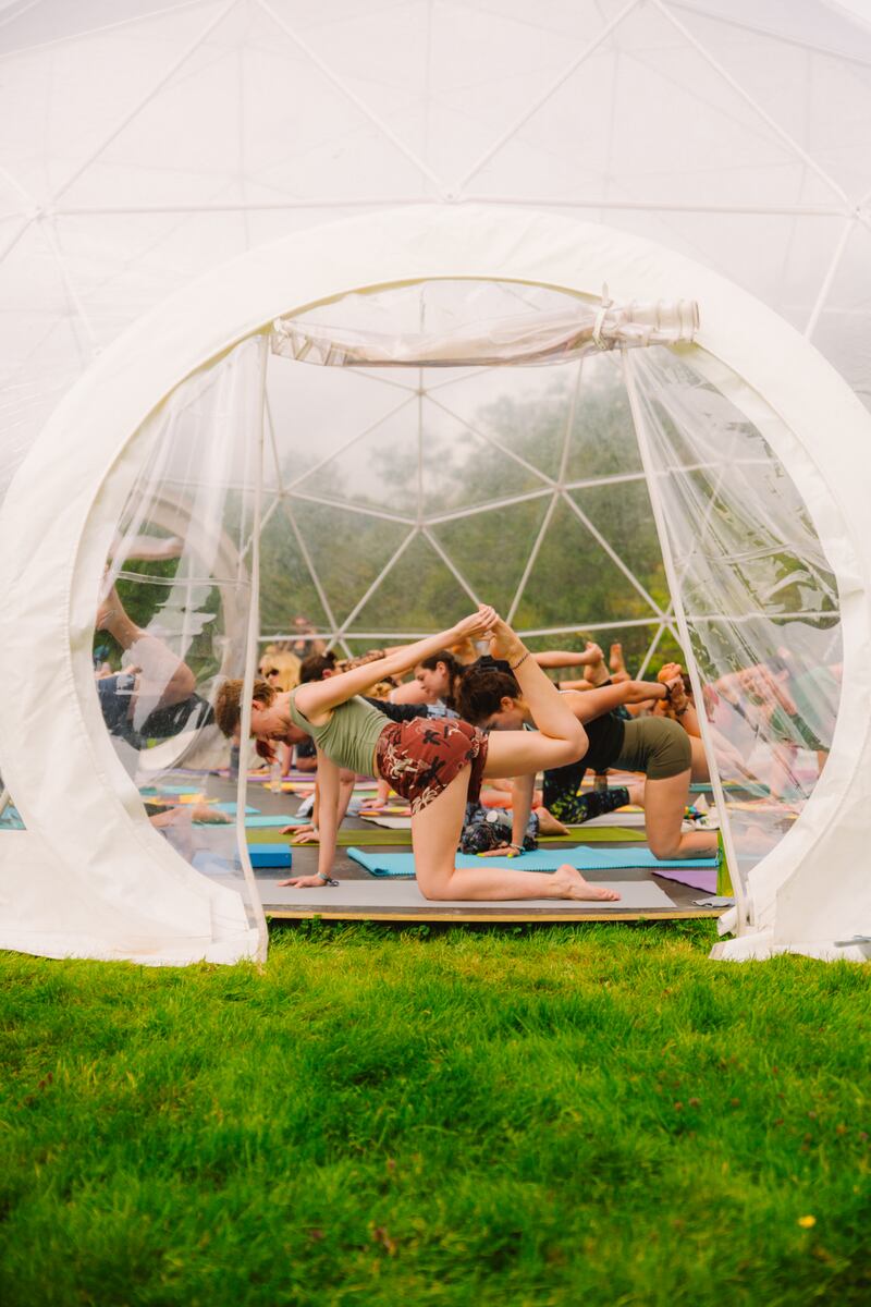All Together Now 2024: Festivalgoers enjoy yoga