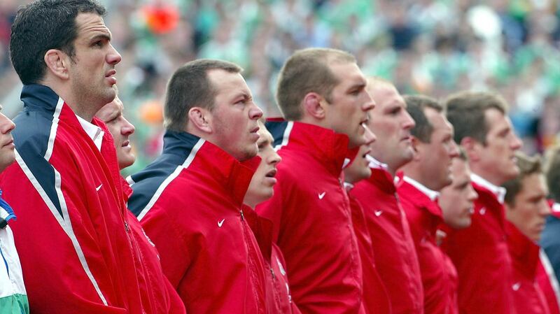 Martin Johnson infamously refused to move his England squad after lining up on the wrong side of the red carpet. Photograph: Billy Stickland/Inpho