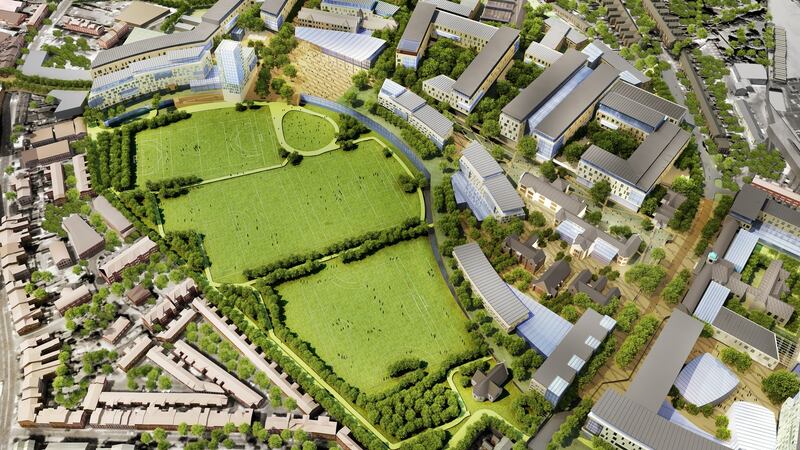 Artist’s impression of Grangegorman campus for DIT when finished.