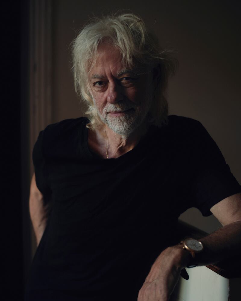 Bob Geldof: 'I have more or less the exact same opinion as everybody else on the disgrace, the horror of Palestine.' Photograph: Chris Hoare/New York Times