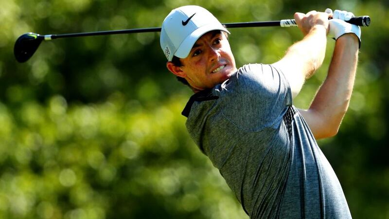 Rory McIlroy  hits his tee shot on the seventeenth hole during the final round of the Deutsche Bank Championship at TPC Boston  in Norton, Massachusetts. Photograph: Maddie Meyer/Getty Images