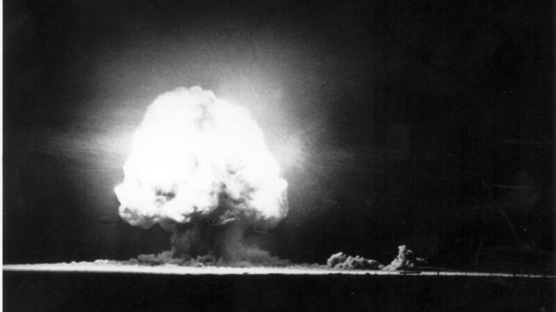 Even among those who believe we are in the Anthropocene era, there is disagreement as to when it began. Did it begin with the great migrations from Europe to the Americas? The industrial age? Or July 16th, 1945, when the first nuclear device was detonated, in New Mexico (above)? Photograph: MPI/Getty Images