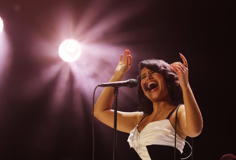 Electric Picnic: Raye performing on the main stage. Photograph: Alan Betson

