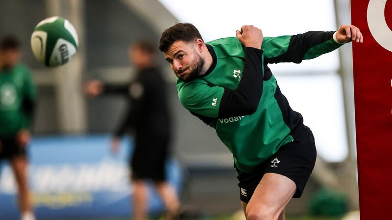 Robbie Henshaw is likely to return to Ireland’s starting line-up for their trip to Paris. Photograph: Billy Stickland/Inpho