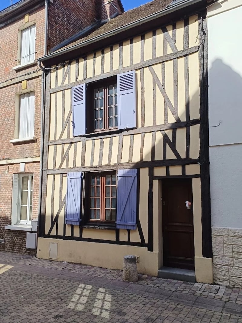 France: Beauvais: There’s a cellar, a 20sq m terrace and a completely private courtyard in the centre of the French market town
