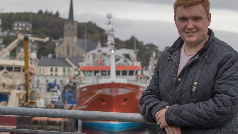 Fourth year student Nathan Gillespie. Photograph: Joe Boland/North West Newspix