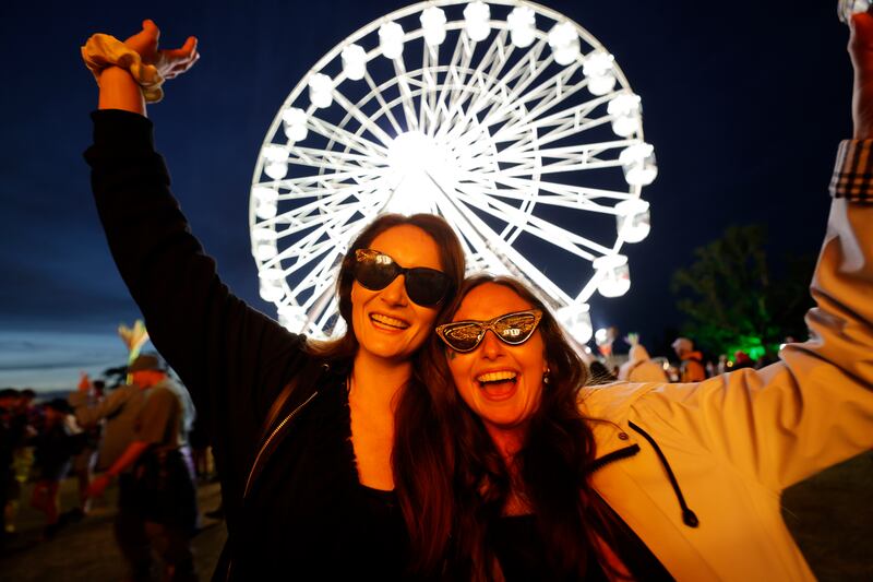 Carol McDaid and Niamh Patterson from Malahide. Photograph: Alan Betson / The Irish Times

