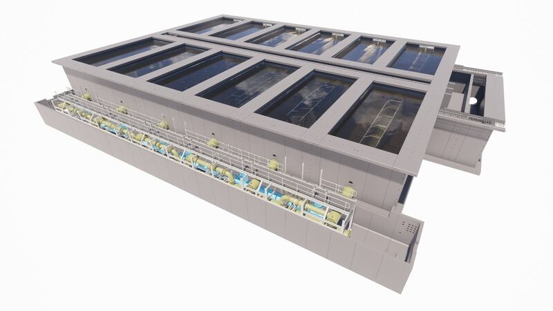 A federated model of Coppermills Water Treatment Works, London