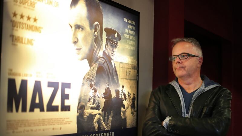 Writer and director Stephen Burke  at The Movie House cinema in Belfast. Photograph: Niall Carson/PA Wire