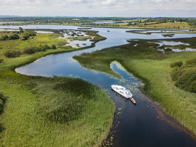 Emerald Star boat hire on Lough Boderg, Co Roscommon. Photograph: Holger Leue