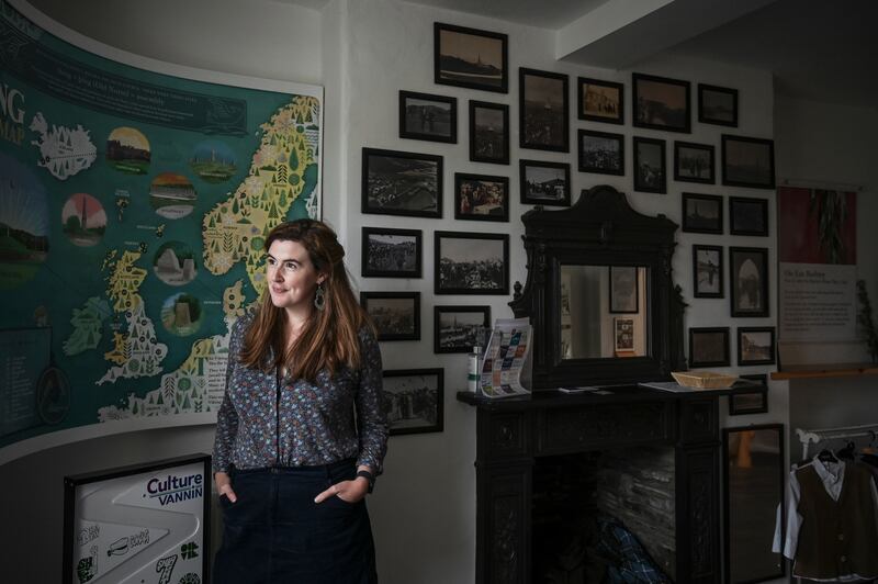 Ruth Keggin Gell, the Manx language development officer of a foundation established by the island’s government. Photograph: Mary Turner/The New York Times