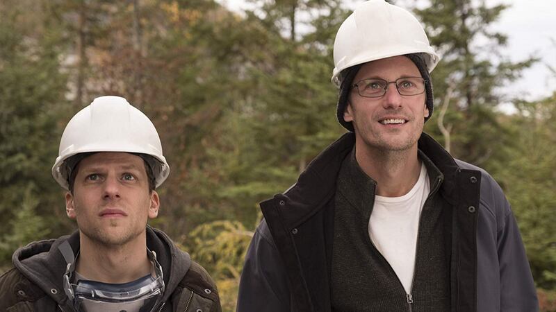 New this week: Jesse Eisenberg and Alexander Skarsgard in The Hummingbird Project
