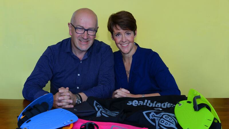 Alex and Sorcha O’Connor, the husband and wife team who have developed  Sealblades