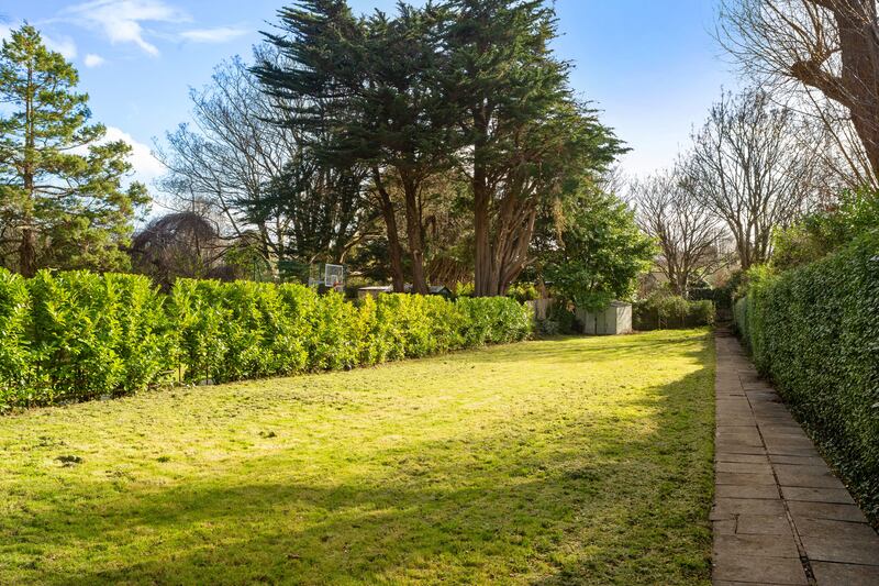 The rear garden extends to more than 90m in length