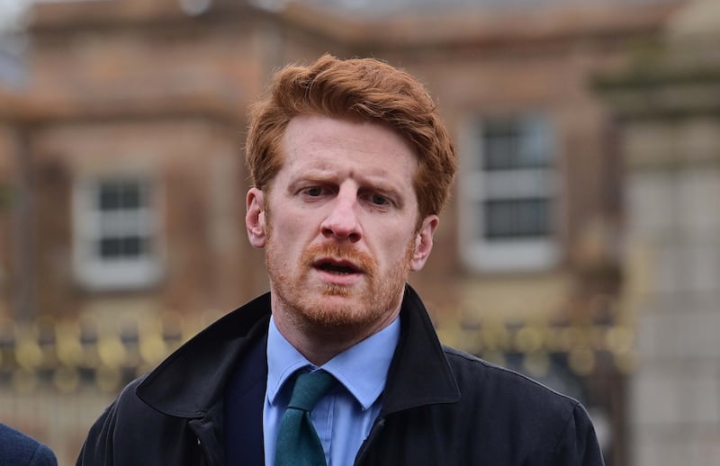 Matthew O'Toole, SDLP MLA: 'There is a strange irony in both the DUP and the UK government fulminating about the mere mention of constitutional change and a new Ireland – as they did last week – while the former is making the status quo an ungoverned mess with the effective complicity of the latter.' Photograph: Colm Lenaghan/Pacemaker
