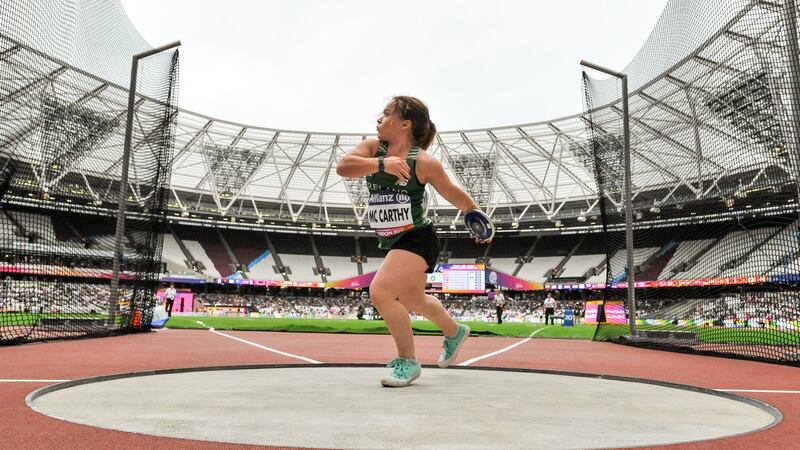Niamh McCarthy: “In my mind, I just did what I had intended to do and it’s just about improving from here.”  Photograph:  Luc Percival/Sportsfile