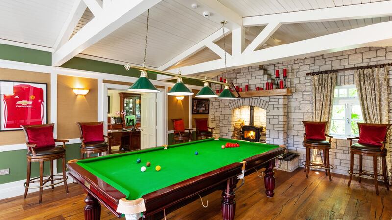 Snooker room.