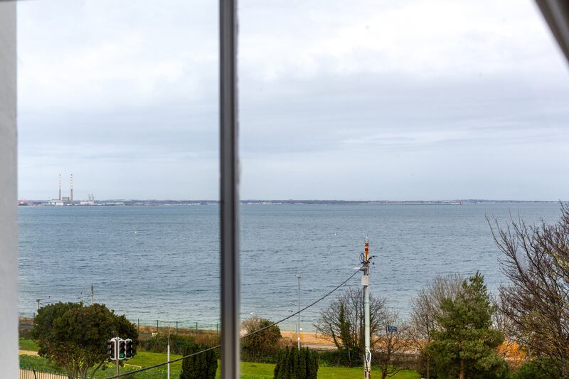 The property has stunning views over Dublin Bay.