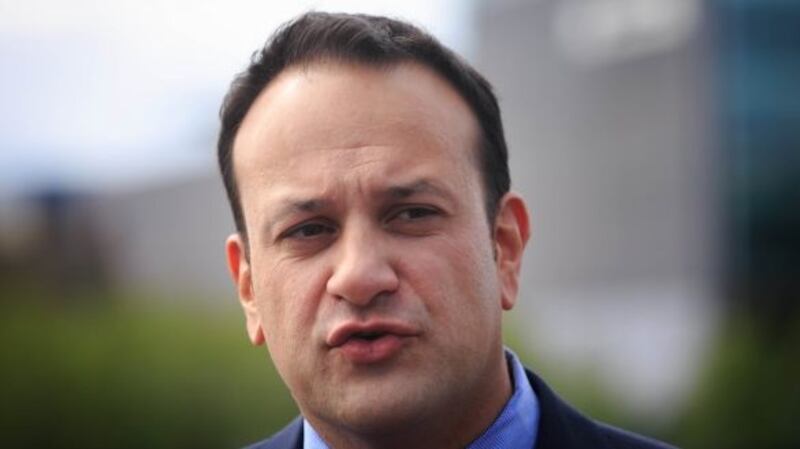 Minister for Social Protection Leo Varadkar’s campaign includes the slogan: “Welfare cheats cheat us all.” Photograph: Gareth Chaney/Collins