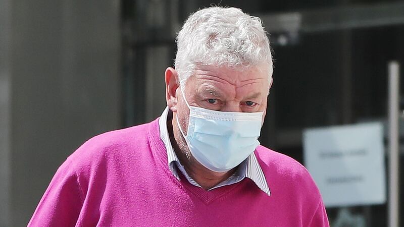 Luke O’Reilly outside the Special Criminal Court in Dublin, where he was accused of false imprisonment and assault causing serious harm to Kevin Lunney.  Photograph: Niall Carson/PA Wire