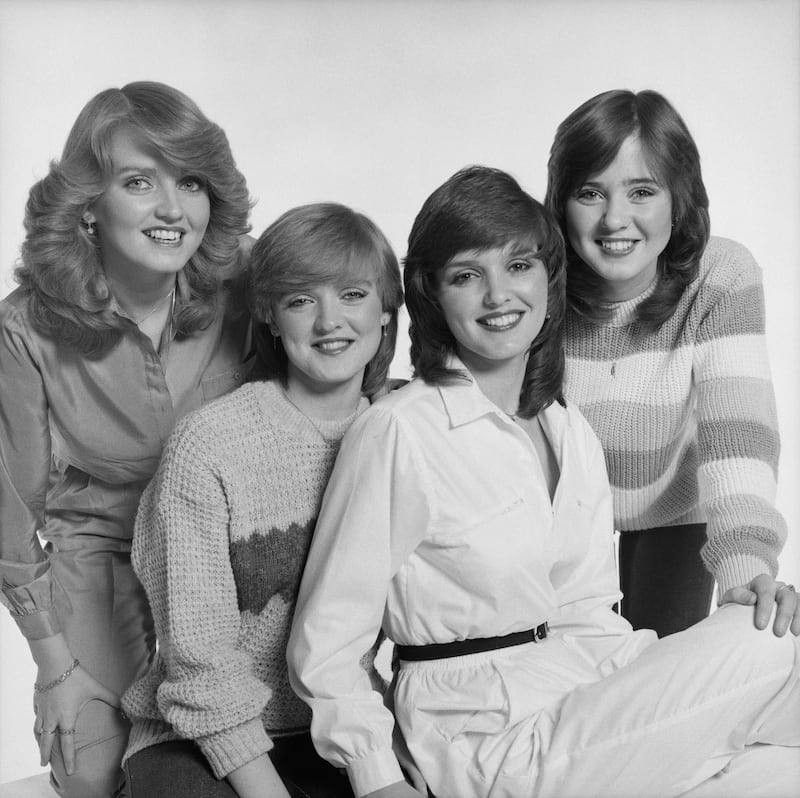The Nolans in December 1980: Linda, Bernie (who died in 2013), Maureen and Coleen. Photograph: Michael Putland/Getty 