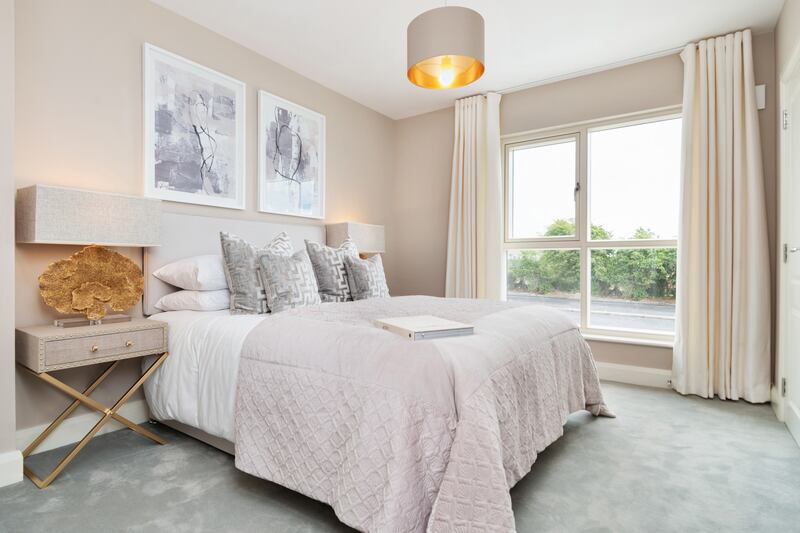 Main bedroom of the three-bed end-terrace.