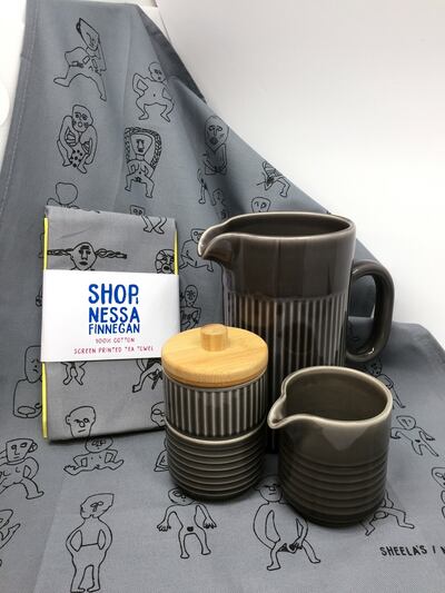 Sheela na gig tea towels