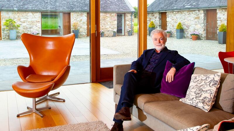 Eoin Colfer inside his   Ballymorris House, which is on the market for €1.65 million. Photograph:  Mary Browne