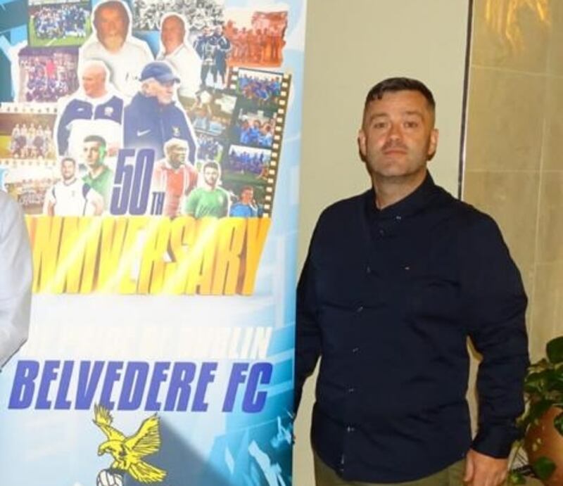 Belvedere FC chairman John Hayden: 'I’d say we have about six years left and then the doors will be closed.' Photograph: Belvedere FC