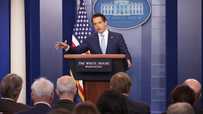 Anthony Scaramucci, a former hedge fund owner, is likely to steer the communications strategy behind the scene. Photograph:  Chip Somodevilla/Getty Images