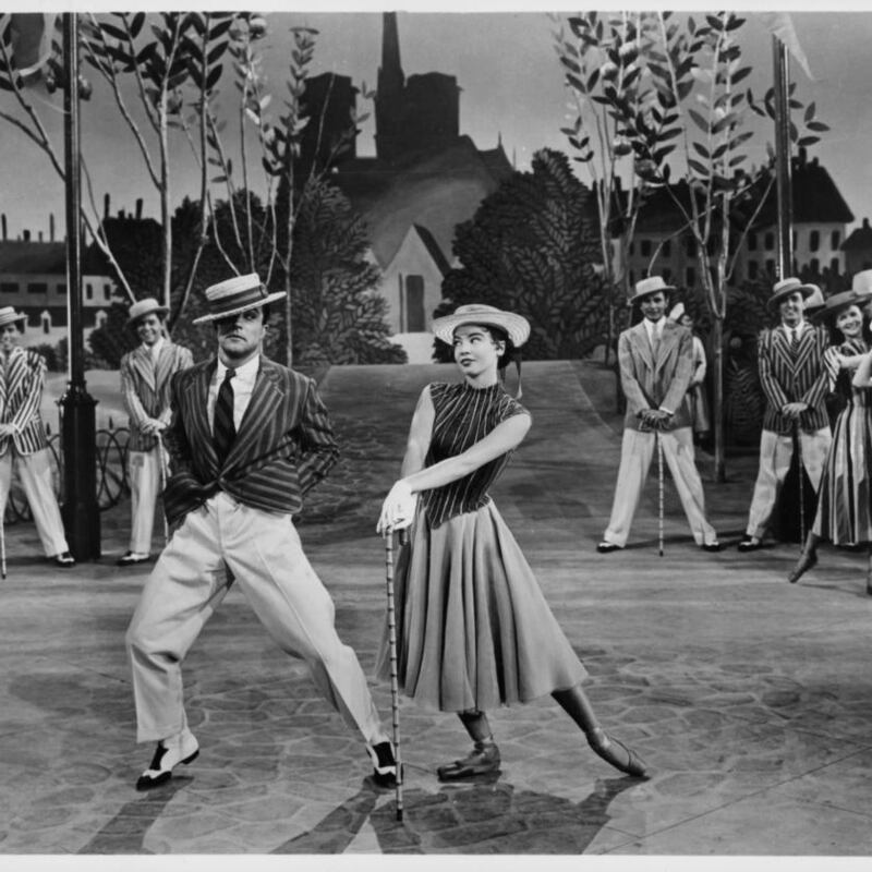 Caron with Gene Kelly in 1951’s An American in Paris. Photograph: MGM/Getty