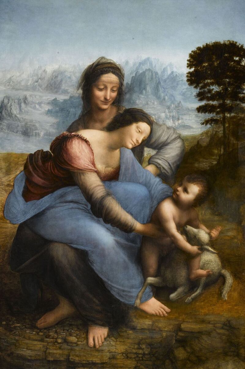 Leonardo: The Virgin and Child with Saint Anne. Photograph: Musée du Louvre