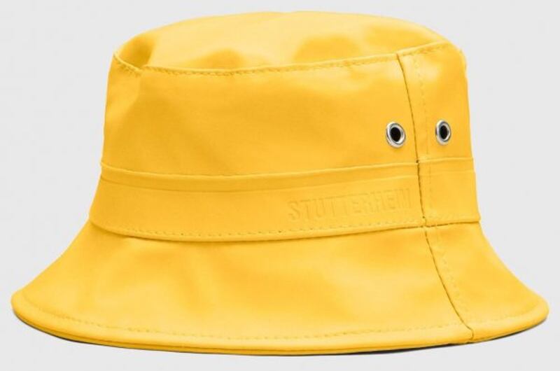 Yellow bucket hat, €75 from Stutterheim