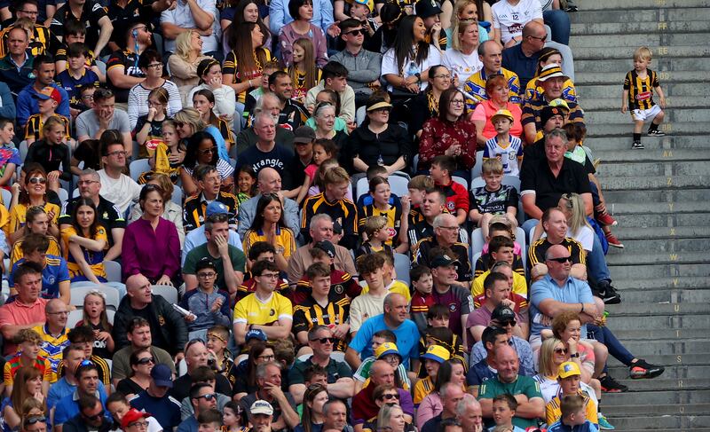 Fionn McGivern during Sunday's All-Ireland senior hurling clash between Kilkenny and Clare at Croke Park. Photograph: Inpho/James Crombie