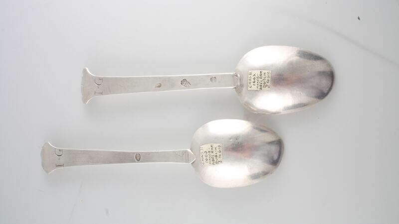 In the “good times”, the spoons would have been worth €75,000, says silver expert Jimmy Weldon