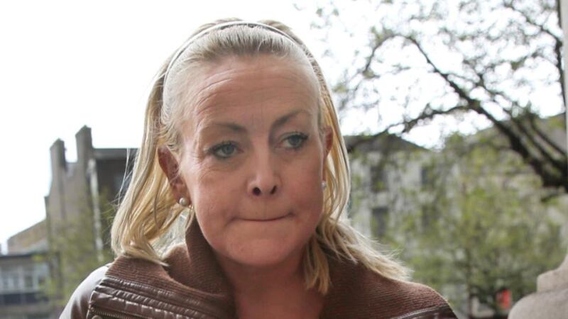 Audrey Fitzpatrick pictured arriving at the Four Courts for a High Court hearing on burial arrangements for her son Dean. Photograph: Collins Courts