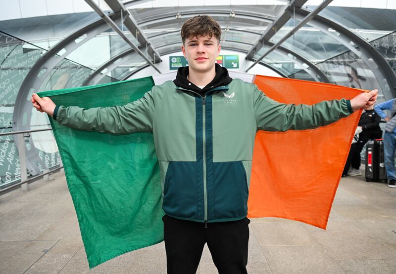 Gavin McAteer of the Republic of Ireland. Photograph: Stephen McCarthy/Sportsfile