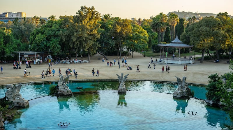 People relaxing at Parc de la Ciutadella,  a very popular amenity in the centre of Barcelona, Spain. File photograph: Getty Images