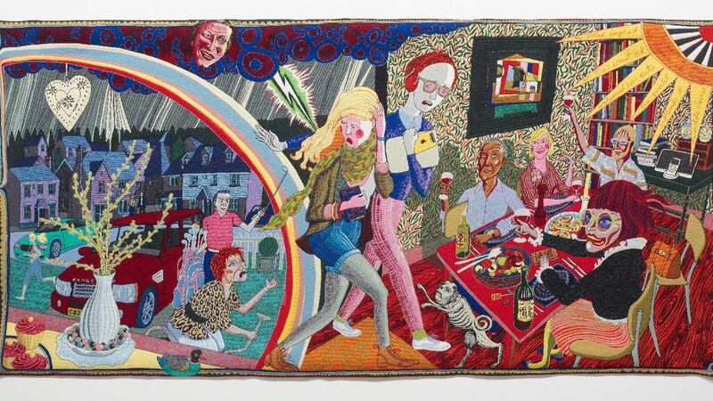 The Expulsion from Number 8 Eden Close by Grayson Perry, from The Vanity of Small Differences