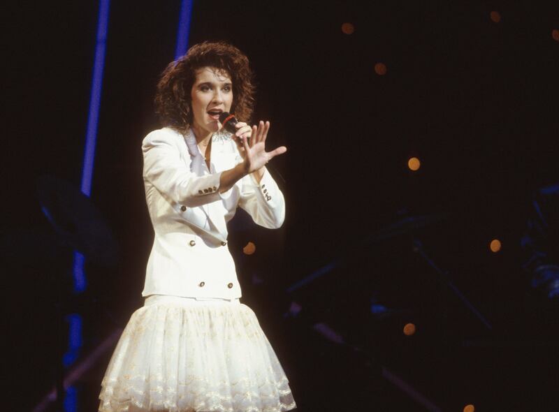 Céline Dion singing at Eurovision in 1988. Photograph: Alamy/PA