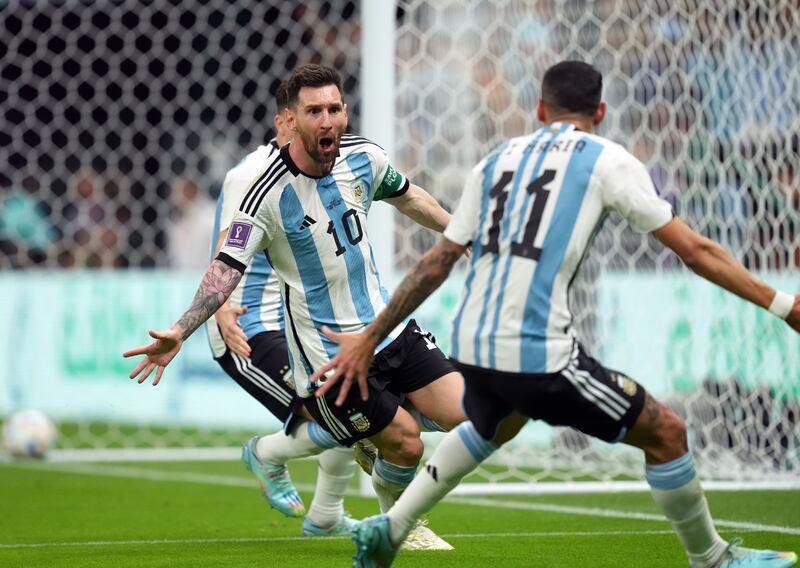 Lionel Messi and Argentina must beat Poland to be sure of qualification. Photograph: Martin Rickett/PA