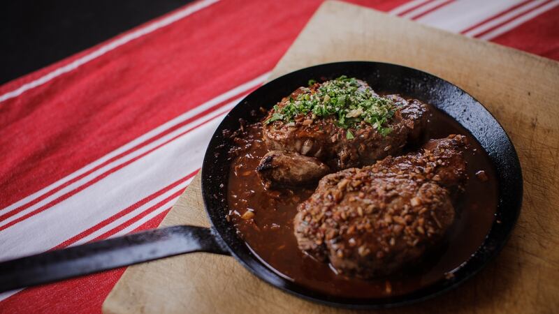 Fillet of beef with Marsala: buy your beef from a butcher who hangs his meat well and you will be in for a real treat. Photograph: Emma Jervis